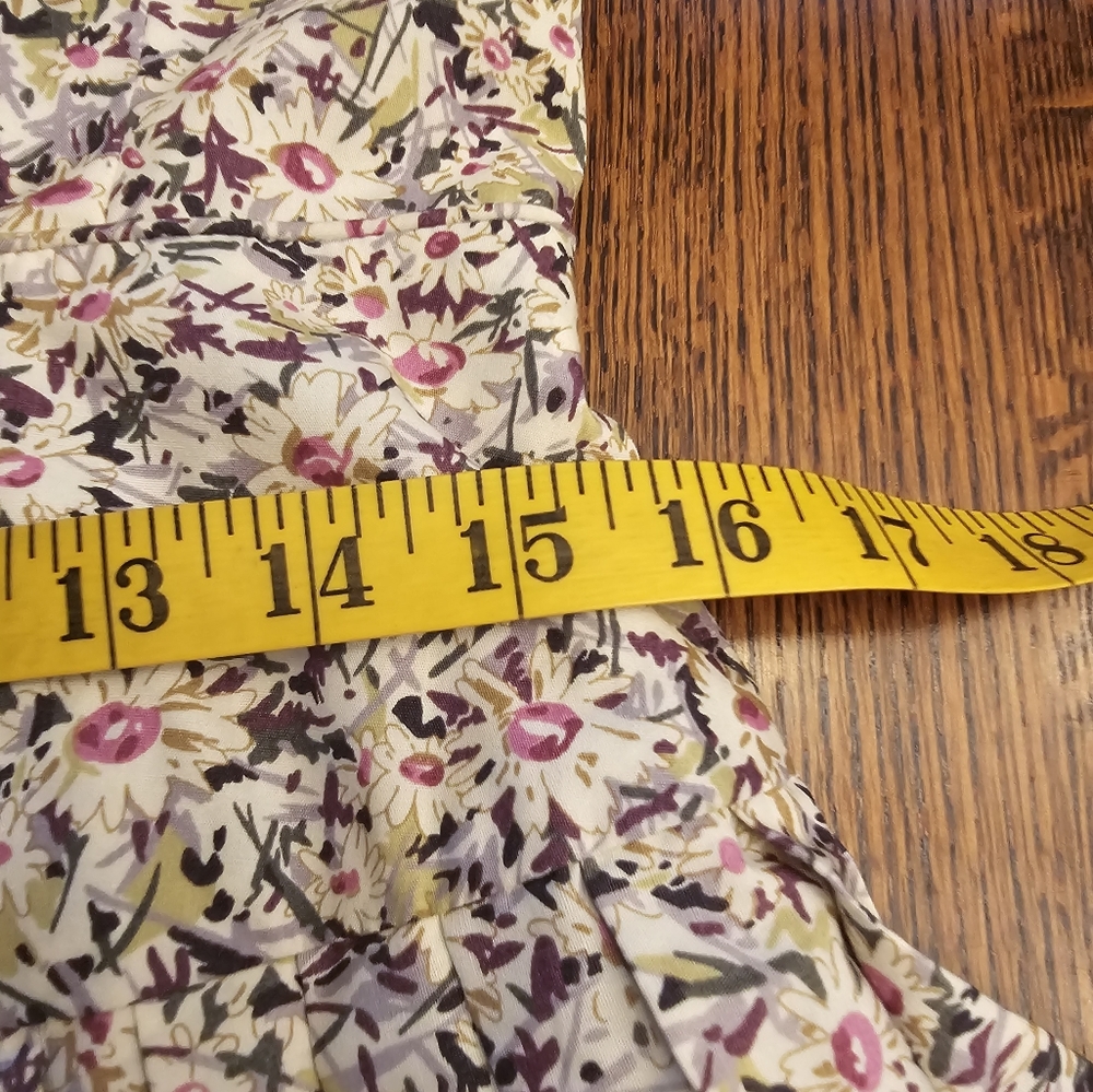 J. Crew Strapless Floral Tiered Mini Dress - Picture 12 of 13